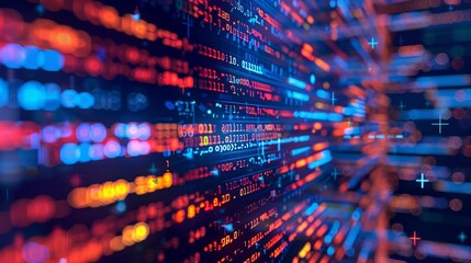 programming and code development abstract bright wallpaper