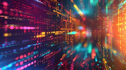 programming and code development abstract bright wallpaper