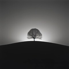 Canvas Print - tree in the night