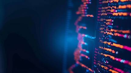 programming and code development abstract bright wallpaper