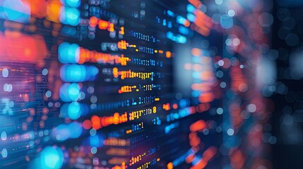 programming and code development abstract bright wallpaper