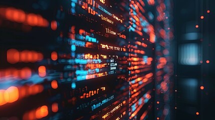programming and code development abstract bright wallpaper