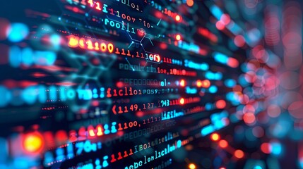 programming and code development abstract bright wallpaper