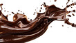 © Zalpix - Chocolate Splash in Motion Isolated On Transparent Background, Png File