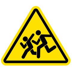 Wall Mural - Pedestrian walkways sign