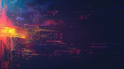 programming and code development abstract bright wallpaper