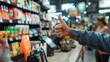 © Khalis Mustapha - Customer Giving Thumbs Up to Cashier in Retail Store for Business and Marketing Use