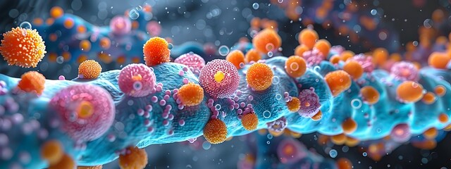 Poster - Delving into the Vibrant Skin Microbiome Close up Examination of Diverse Epidermal Microbial