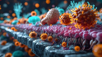 Poster - Immersive Depiction of the Complex Microbial Ecosystem in the Human Body