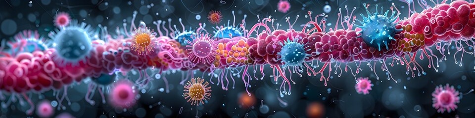 Poster - Captivating Portrayal of Gut and Skin Microbiome Thriving Microbial Interactions in Clean