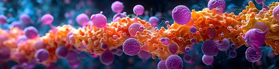 Poster - Unveiling the Vibrant Gut Microbiome Intricate Network of Colorful Microbial Structures