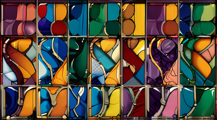 Glass Mosaic Art Pattern