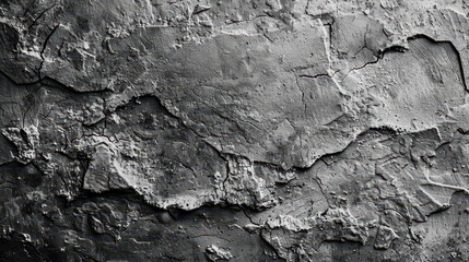 Wall Mural - dark gray rough grainy stone or sand plaster texture background grunge abstract