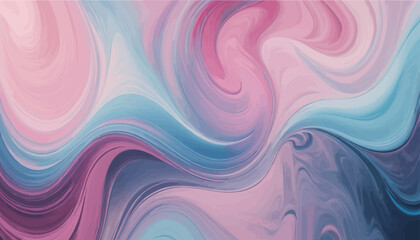 Wall Mural - Abstract Art: Vibrant Swirls in Pink, Blue, and Purple