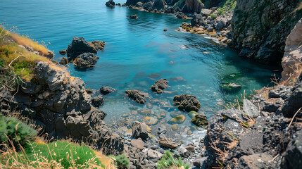 Wall Mural - Rocky Coastal Paradise