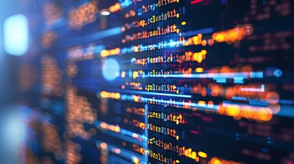 programming and code development abstract bright wallpaper