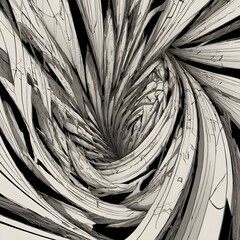 Dynamic lines and curves converging and diverging in a symphony of motion and rhythm. Amazing anime Background Generative AI 