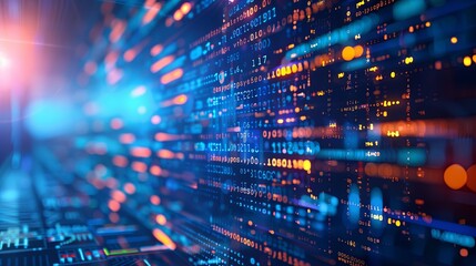 programming and code development abstract bright wallpaper