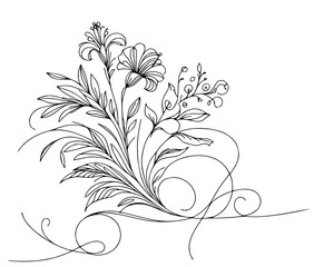 floral design element