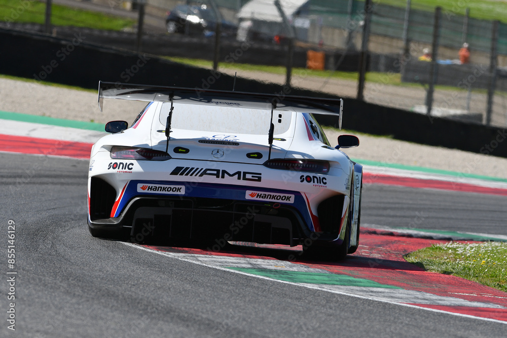 Scarperia, 23 March 2024 Italy: Mercedes-AMG GT3 EVO of Team CP Racing ...