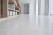 © Carina - perspectiva de piso branco liso e brilhante mockup