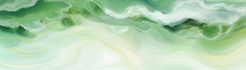 Wall Mural - Green white transparent onyx texture background