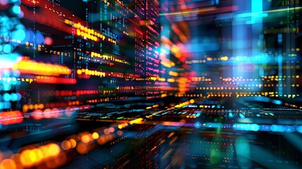 programming and code development abstract bright wallpaper
