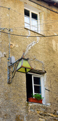 Wall Mural - ancient houses in Senarega Valbrevenna Genoa Italy