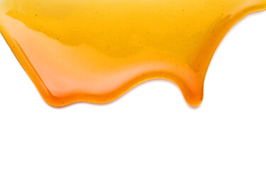 maple syrup isolated on white background