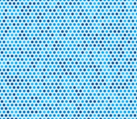 Poster - vector science background. hexagon mosaic cells with padding and inner solid cells. blue color tones