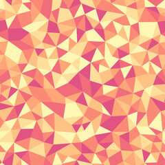 Poster - Abstract template background. Tiny triangles size. Repeatable pattern. Elegant vector tiles. Warm Neutral Tone Gradient. Seamless vector illustration.