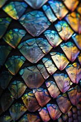 Poster - Close-up shot of shiny dragon scales