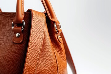 Poster - A close-up view of a handbag with a strap, suitable for use in fashion or lifestyle photography