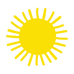Wall Mural - cartoon sun icon. vector illustration