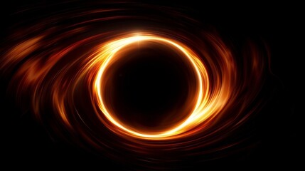 Wall Mural - background image featuring a black hole