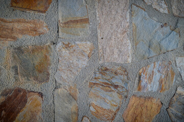 Poster - Background of stone wall texture photo