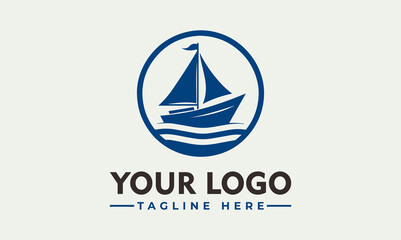 Poster - Boat Vector Logo Embrace the Open Seas, Uncharted Territories, and the Spirit of Exploration with the Enchanting Boat Vector Logo