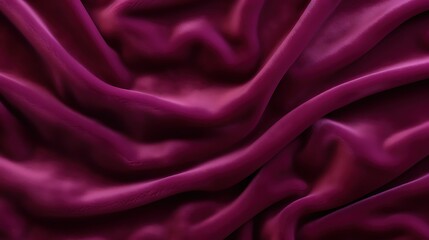 This is a luxurious, wavy, deep pink silk fabric, with a soft and smooth texture. It is perfect for use as a background for any project.