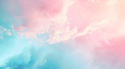 a blue and pink sky with a white cloud