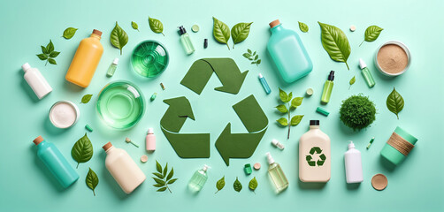Ecologically compatible products that can be recycled, reused and reprocessed in a circular economy to conserve resources