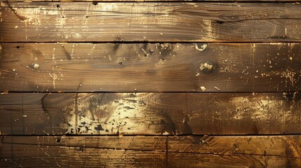 Wall Mural - Wooden board with gold tint Fortuna Gold background trend for design and art