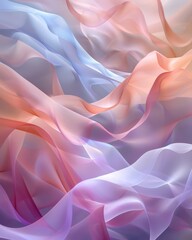 Poster - Vivid Art Abstract Painting: Colorful Swirls and Waves