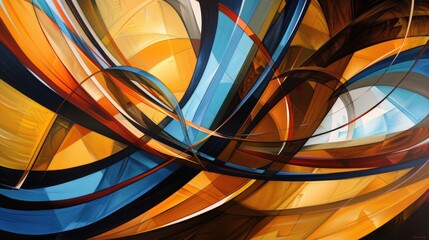 Poster - Vibrant Abstract Art: A Symphony of Colors