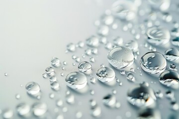 Bubbles on Water's Surface