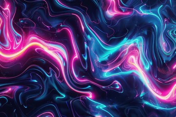 psychedelic trippy text effects with neon colors and distortion abstract design