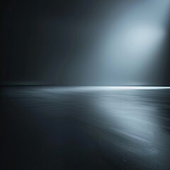 Poster - empty studio featuring a sleek abstract background with focused spotlight effect