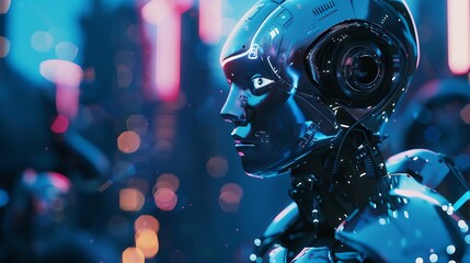 Poster - Ai technology Artificial Intelligence Let artificial intelligence help create what you want Future technology concept : Generative AI