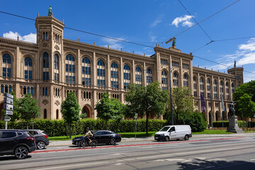 Wall Mural - Government of Upper Bavaria building (Regierung von Oberbayern) on Maximilianstrasse in Munich, Germany.