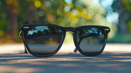 Wall Mural - sunglasses in the sun