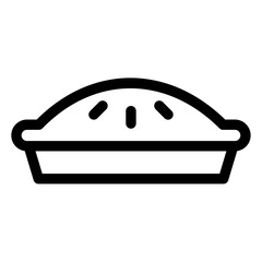 Wall Mural - pie icon 